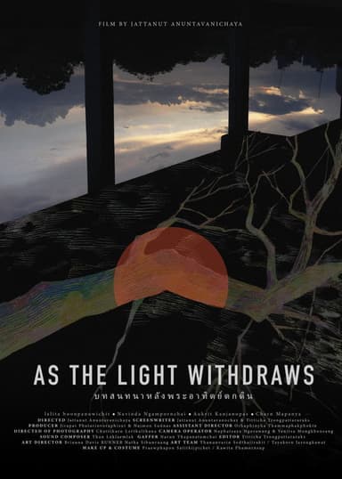 As the light withdraws poster