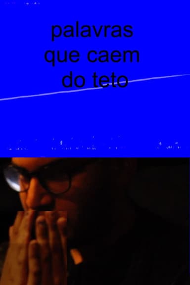 Palavras que caem do teto poster