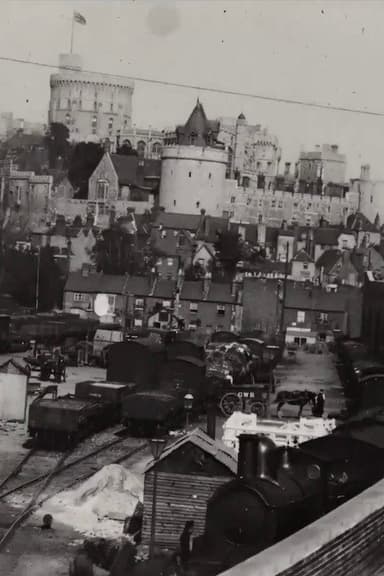 Panoramic View of Windsor Castle poster