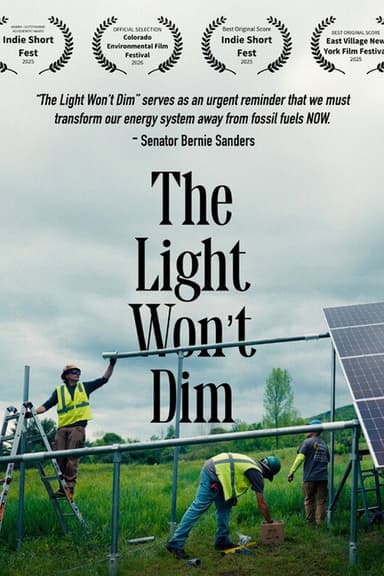 The Light Won't Dim poster