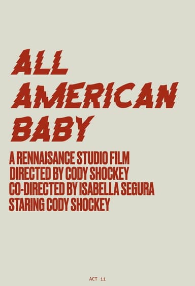 ALL AMERICAN BABY poster