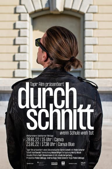 Durch Schnitt poster