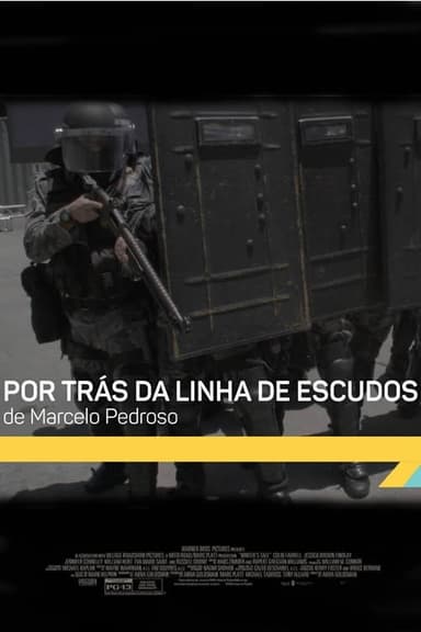 Por trás da linha de escudos poster