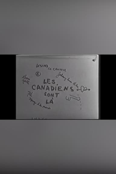 Les Canadiens sont là poster