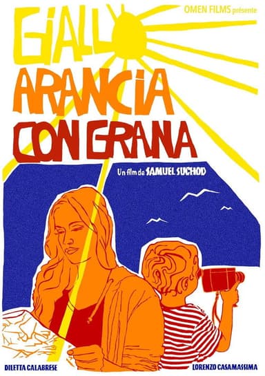 Giallo, Arancia, Con grana poster