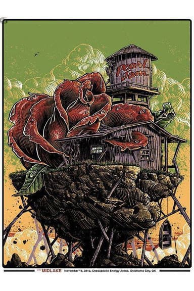 Pearl Jam: Oklahoma City 2013 poster