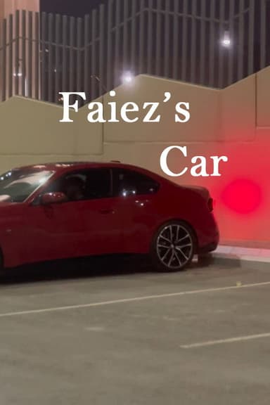 Faiez's Car poster