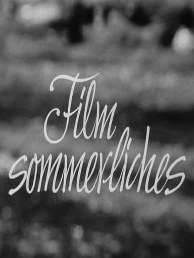 Filmsommerliches poster
