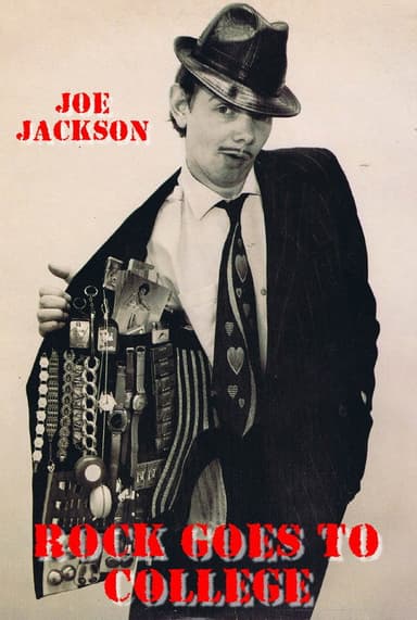 Joe Jackson:  Rock Goes to College poster