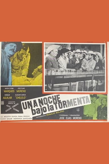 Una noche bajo la tormenta poster