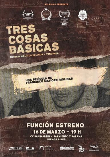 Tres cosas básicas poster