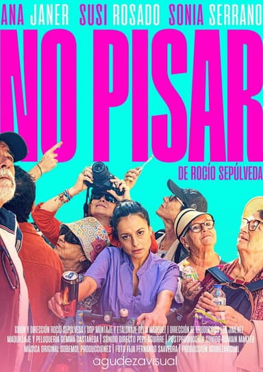 No pisar poster