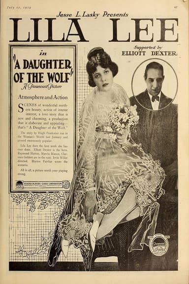 A Daughter of the Wolf poster