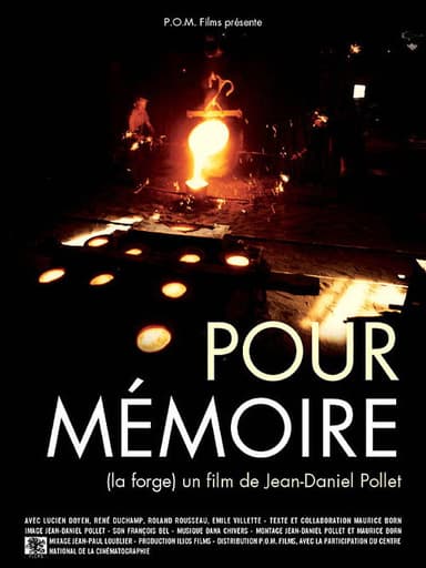 Pour mémoire poster