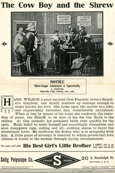 The Cowboy and the Shrew poster