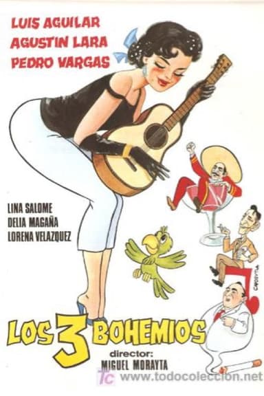 Los tres bohemios poster