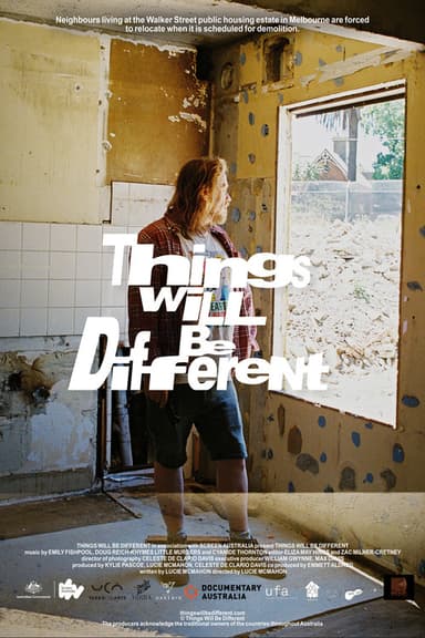 Things Will Be Different poster