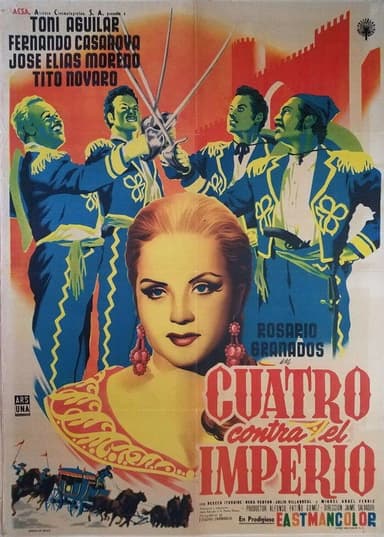 Cuatro contra el imperio poster