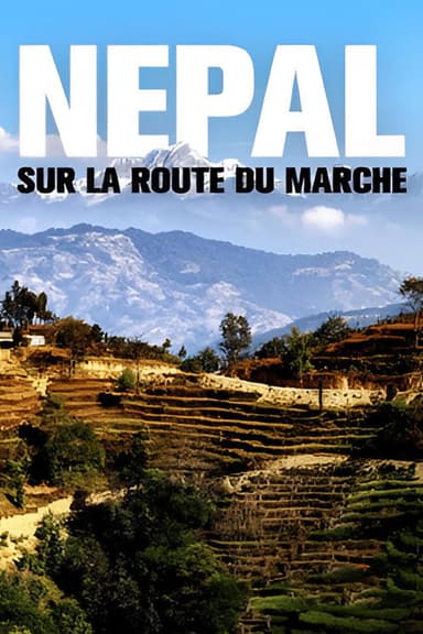 Népal : sur la route du marché poster