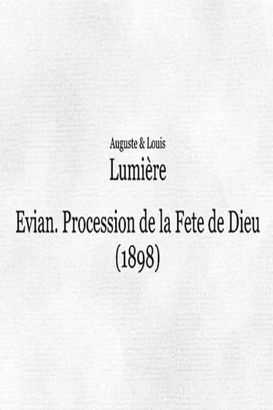 Evian : procession de la Fête-Dieu IV poster