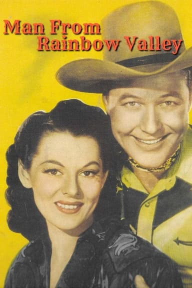 Man from Rainbow Valley poster
