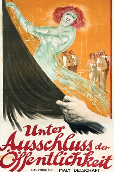 Unter Ausschluß der Öffentlichkeit poster