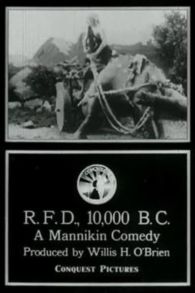 R.F.D., 10,000 B.C. poster