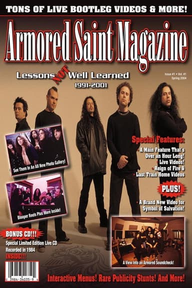Armored Saint - Lessons NOT Well Learned 1991-2001 poster