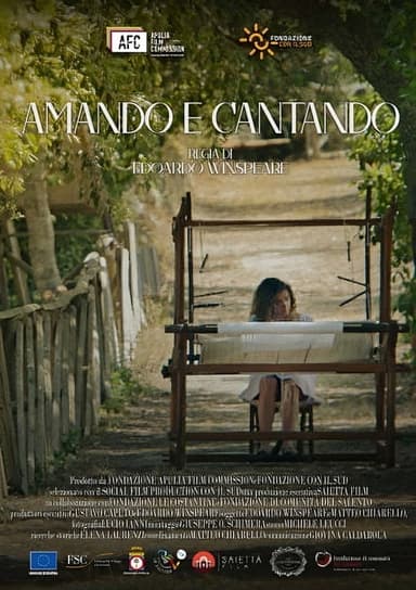 Amando e cantando poster