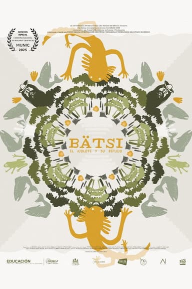 Bätsi. El ajolote y su reflejo poster