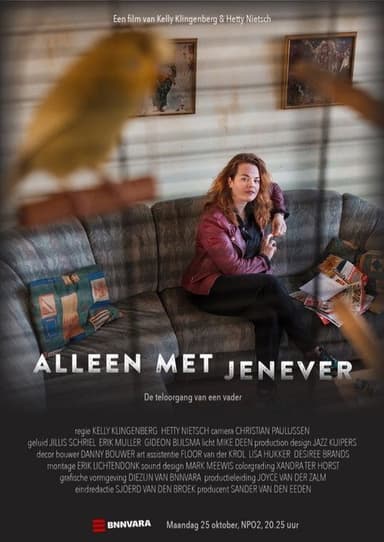 Alleen met jenever poster