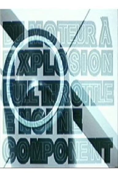Du moteur à explosion poster
