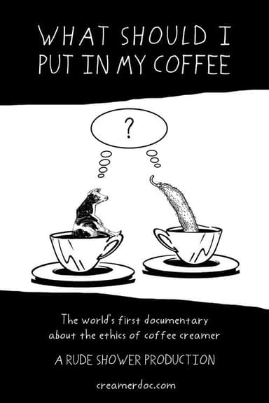 What Should I Put in My Coffee poster