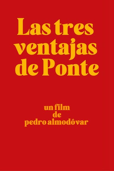 Las tres ventajas de Ponte poster
