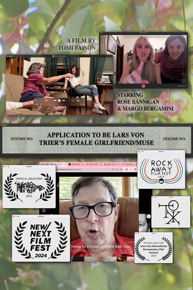 Application To Be Lars Von Trier's "Female Girlfriend/Muse" poster