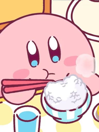 Mogumogu Kirby: White Rice poster
