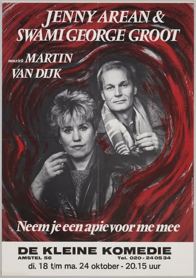 Jenny Arean & Swami George Groot: Neem Je een Apie voor Me Mee poster