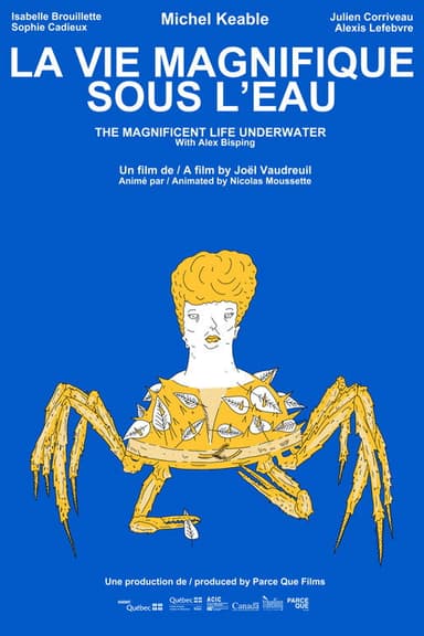 The magnificient life underwater poster
