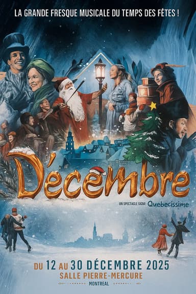 Décembre - La grande Fresque Musicale du Temps des Fêtes poster