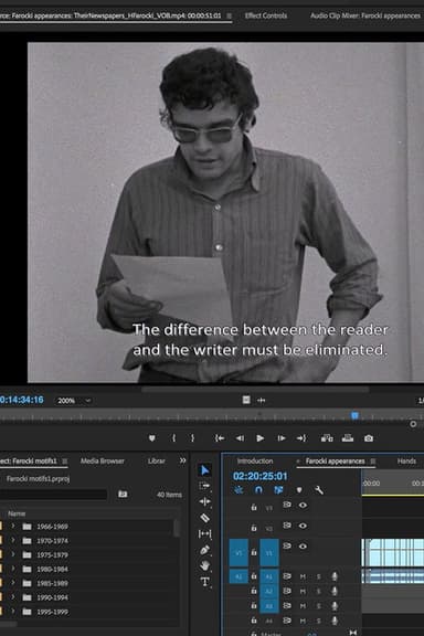 Harun Farocki: The Counter-Image poster