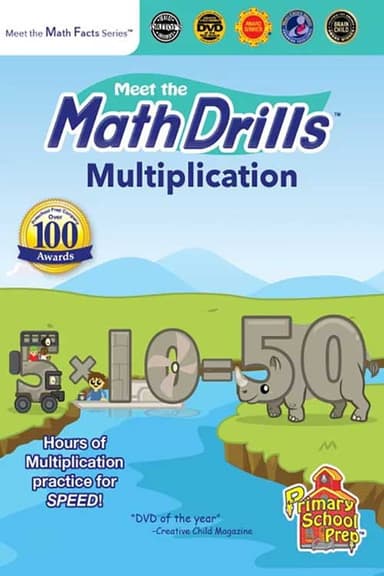 Meet the Math Drills - Multiplication poster