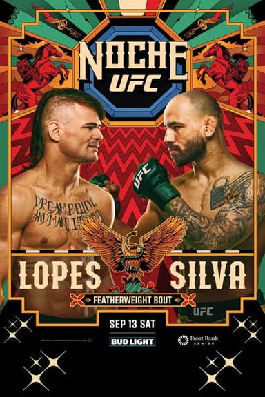 UFC Fight Night 259: Lopes vs. Silva poster