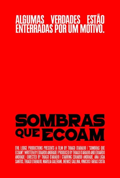 Sombras que Ecoam poster