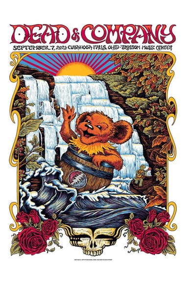 Dead & Company: 2021-09-07 Blossom Music Center, Cuyahoga Falls, OH poster