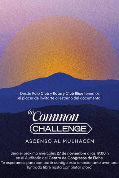 (a)Common Challenge (Ascenso al Mulhacén) poster