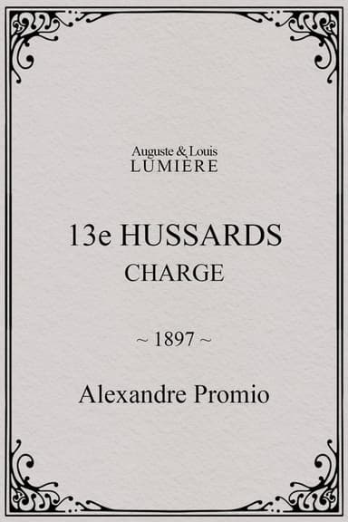 13e hussards : charge poster