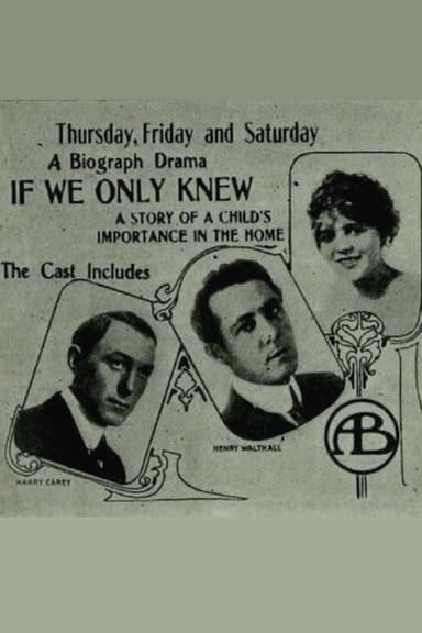 If We Only Knew poster