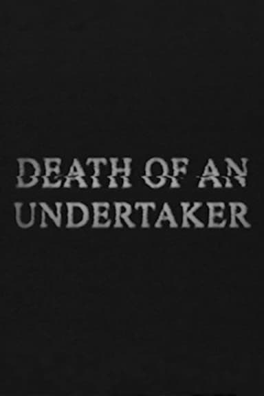 Death of an Undertaker poster