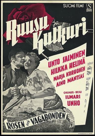 Ruusu ja kulkuri poster