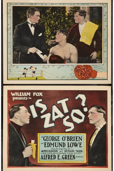 Is Zat So? poster